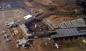 Vista aérea del Aeropuerto de Colonia/Bonn