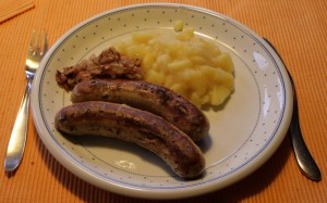 Himmel und Erde, comida típica de Colonia.