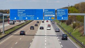 Tráfico en Alemania, autopista alemana