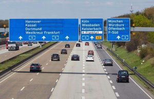 Tráfico en Alemania, autopista alemana