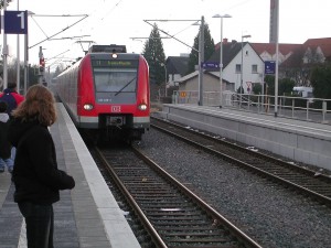 Tren S-Bahn Frankfurt