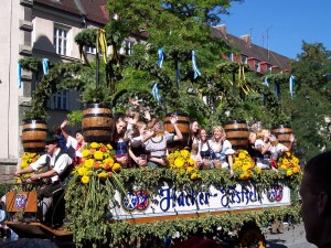 Cabalgata en Oktoberfest.