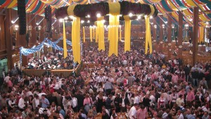 Carpa Schutzen por dentro, Oktoberfest