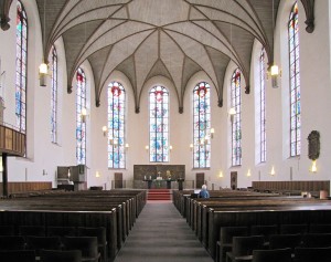 Interiores de la Iglesia de Santa Catalina.