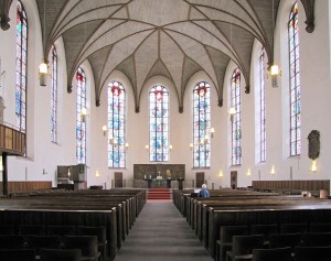 Interiores de la Iglesia de Santa Catalina.