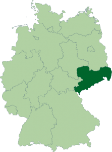 Mapa de Sajonia