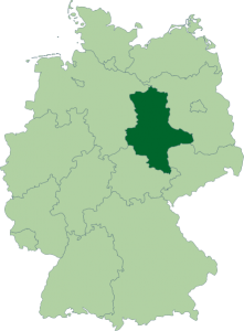 Mapa de Sajonia-Anhalt