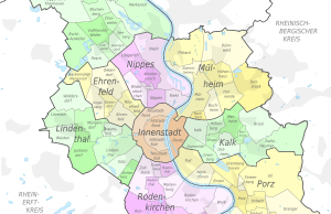 Distritos administrativos de Colonia