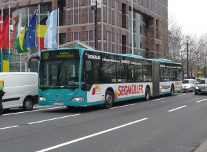 Autobús en Frankfurt
