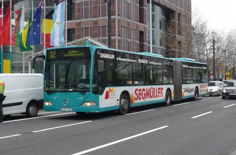 Autobús en Frankfurt