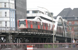 Metro U Bahn en Hamburgo