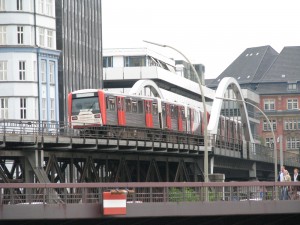 Metro U Bahn en Hamburgo