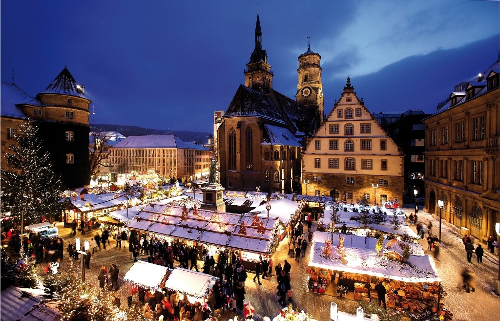 Mercado de Navidad en Stuttgart.
