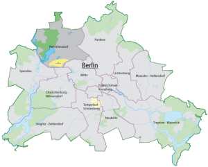 Ubicación del distrito Reinickendorf