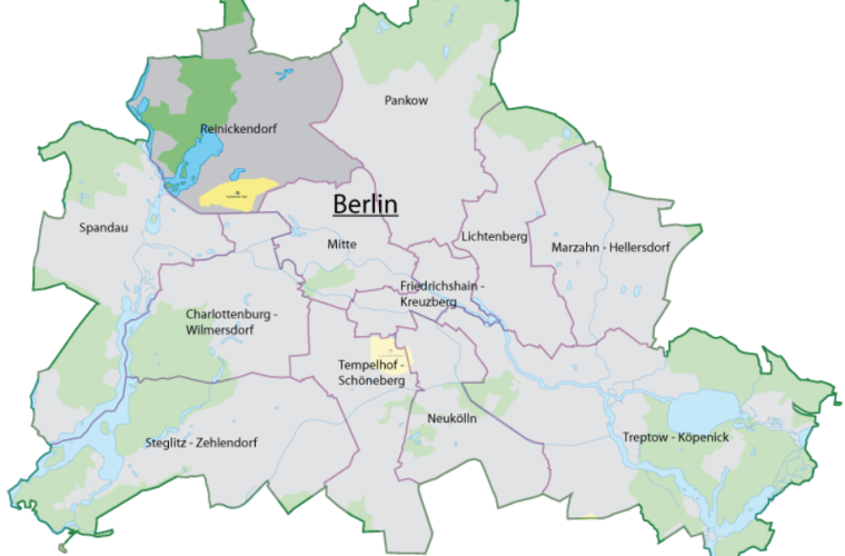 Ubicación del distrito Reinickendorf