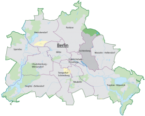 Ubicación del Distrito Lichtenberg