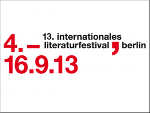 afiche del Festival Internacional de Literatura de Berlín