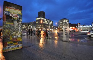 Restos del Muro de Berlín en Potsdamer Platz