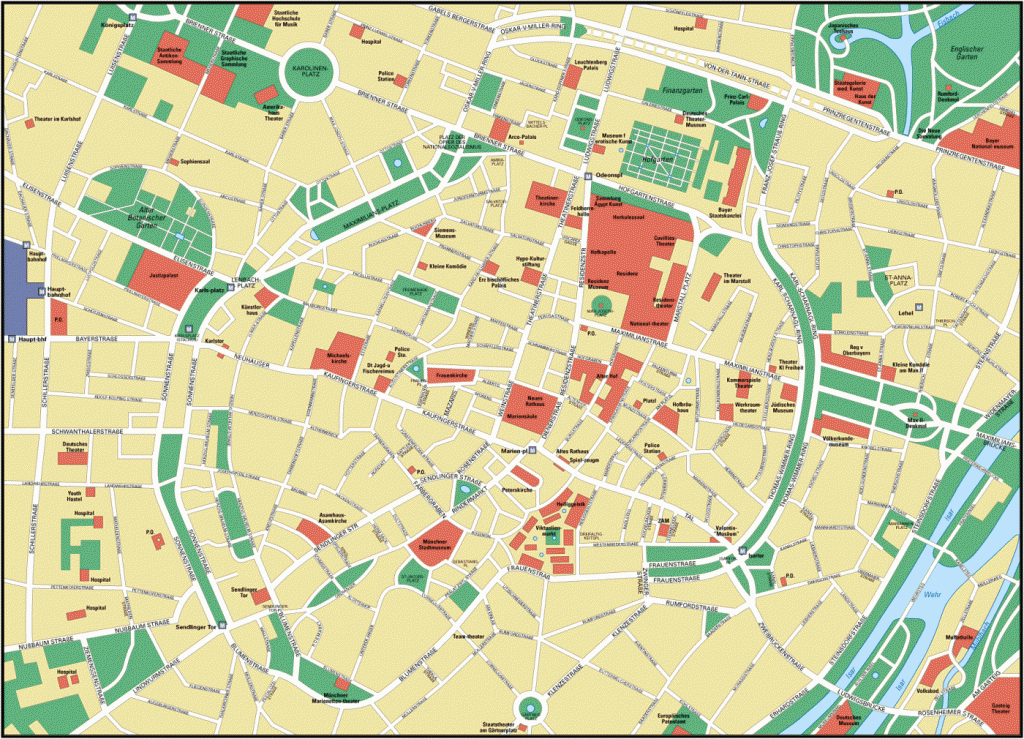 Mapa de Múnich