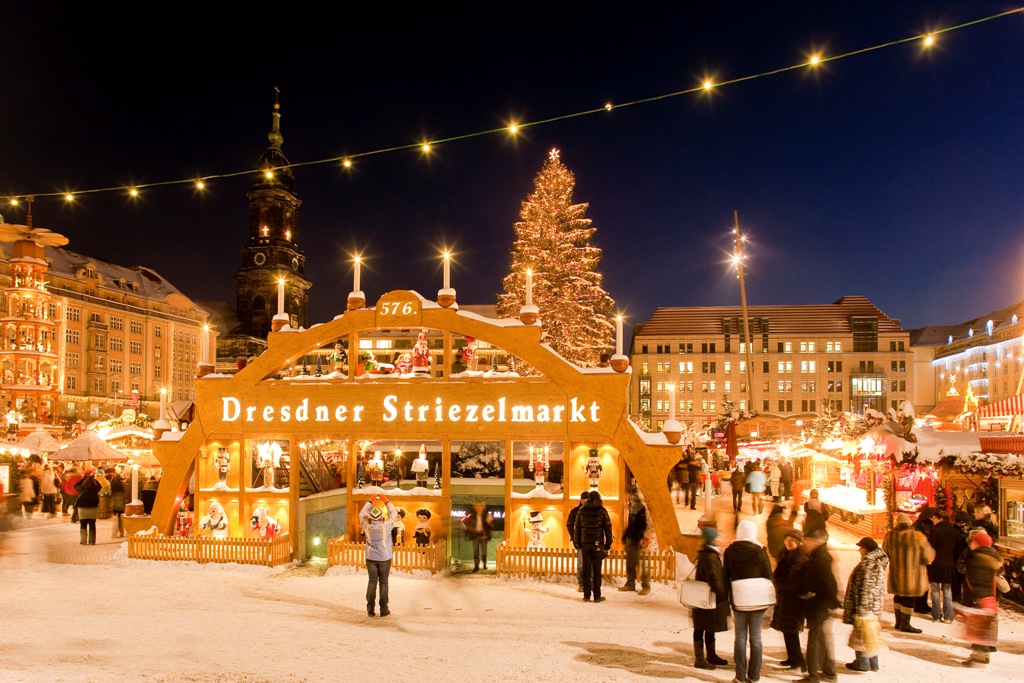 Mercado de Navidad en StriezelMarkt, Dresde