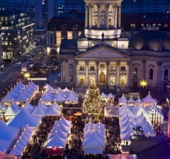 Mercado de Navidad en Gendarmenmarkt, Berlín