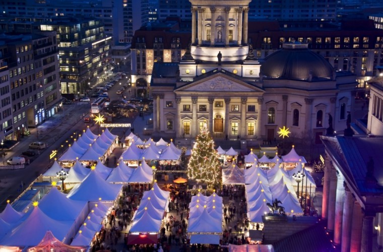 Mercado de Navidad en Gendarmenmarkt, Berlín