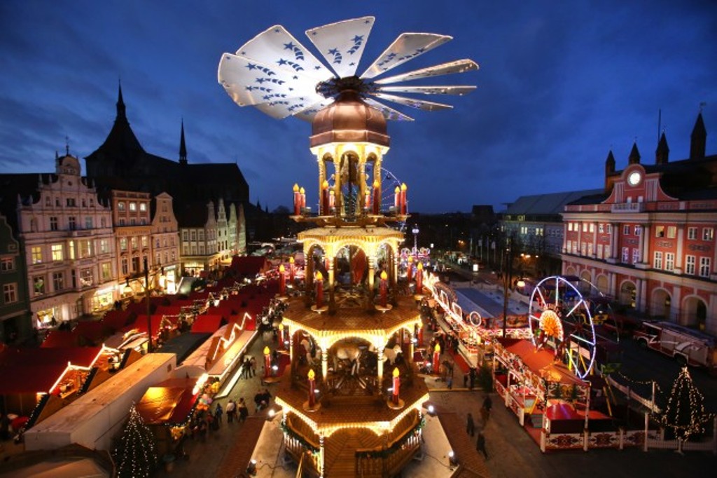 Mercado de Navidad en Neuer Markt, Rostock