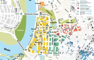 Mapa de Düsseldorf