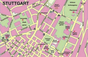 Mapa de Stuttgart