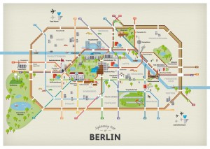 mapa de atracciones turisticas de berlin