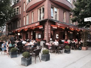 La fachada del restaurante Berkis en Berlín.