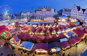 Mercado de Nuremberg en Navidad