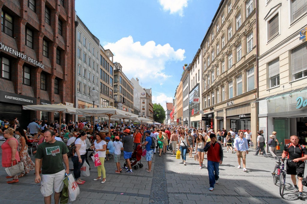 Kaufingerstraße, calle comercial en Múnich