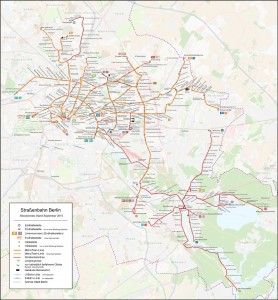 mapa de berlin y alrededores